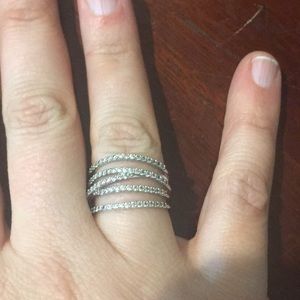 Stella & Dot pave ring